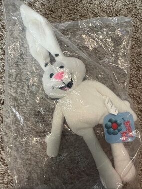 General Mills Trix Cereal White Bunny Plush Stuffed Animal